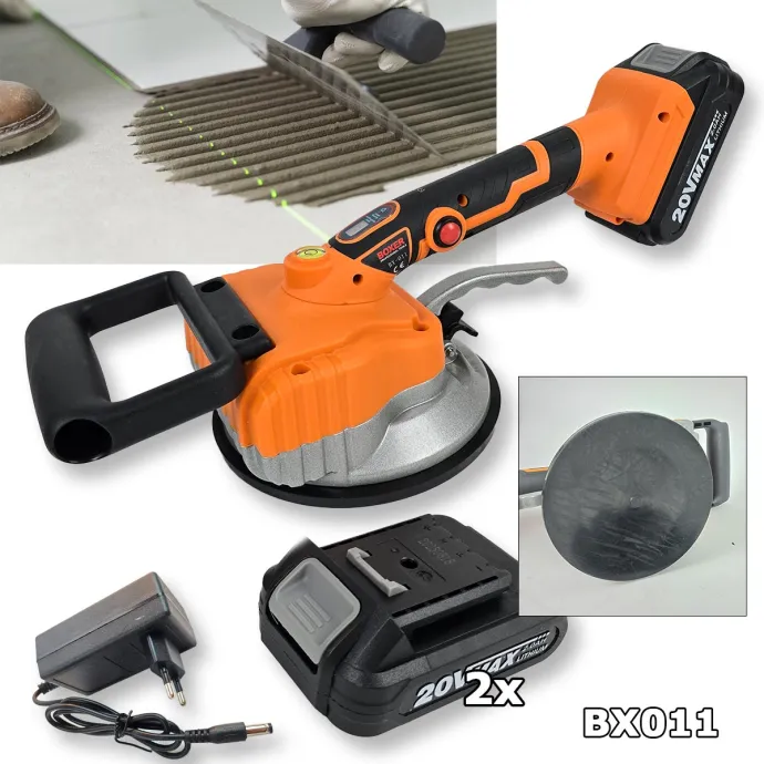 Vakuum vibro za pločice - 2 Baterije BX011
