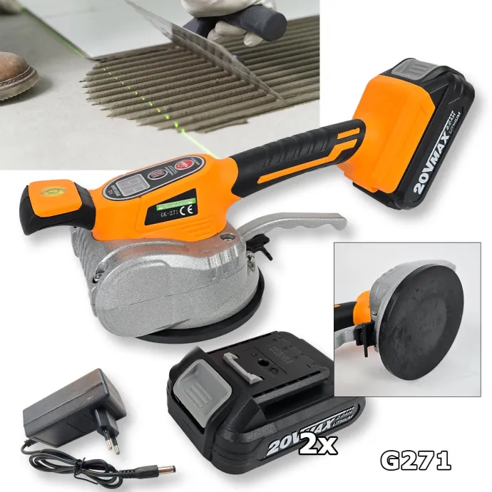 Vakuum vibro za pločice - 2 Baterije G271