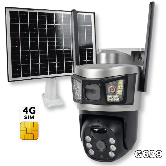 4G solarna kamera 2u1 G639