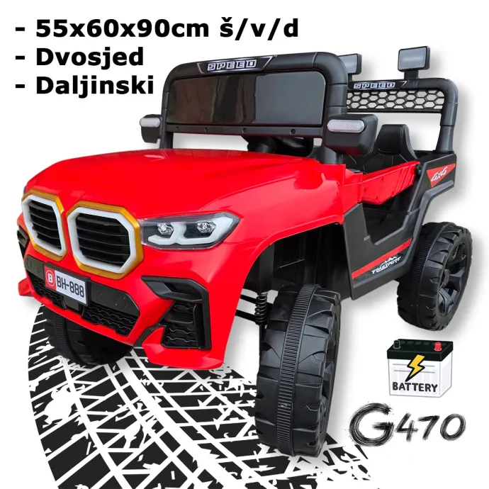 Džip na akumulator s daljinskim upravljačem G470