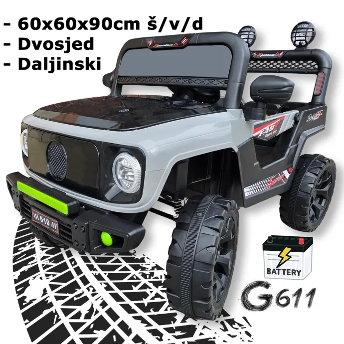 Džip na akumulator s daljinskim upravljačem G611