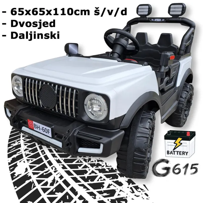 Džip na akumulator s daljinskim upravljačem G615
