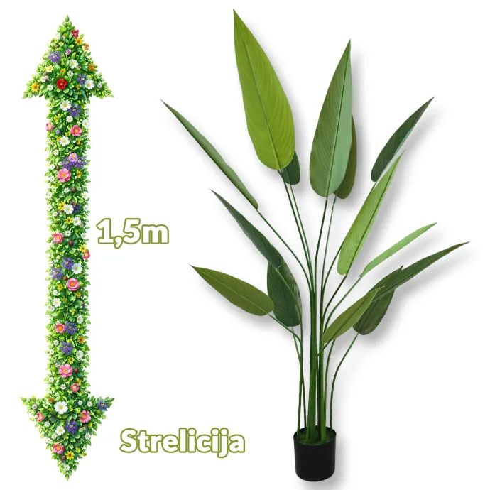 Umjetni cvijet - Strelicija 1,5m G706