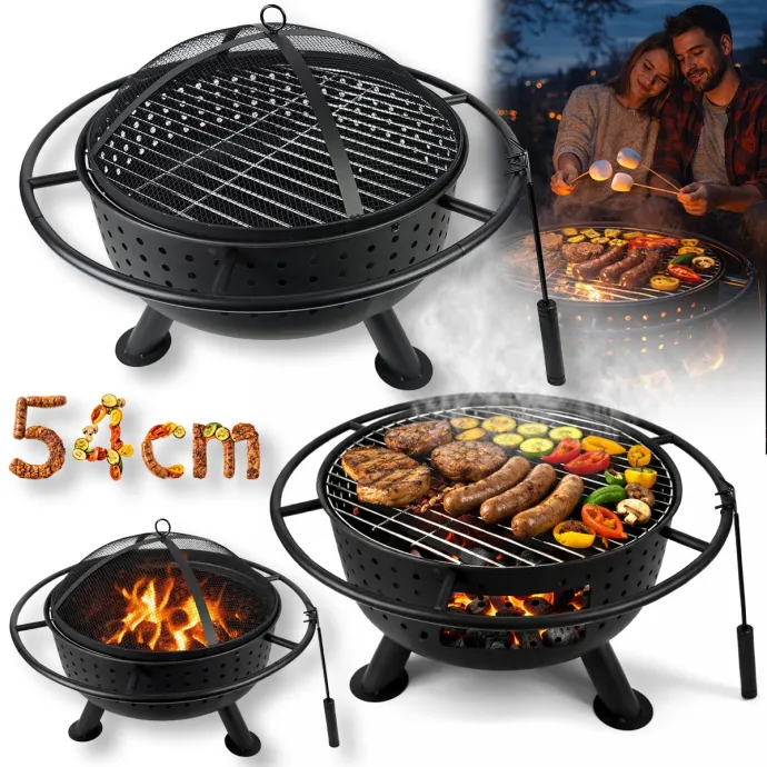 Vrtni roštilj i ognjište 54cm G732