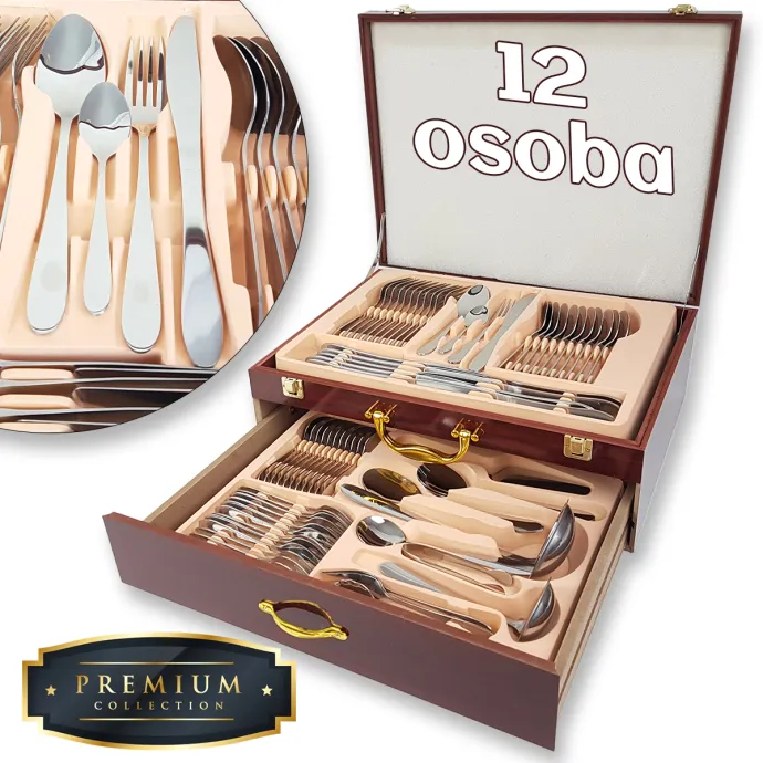72 dijelni set pribora za jelo u kovčegu 192