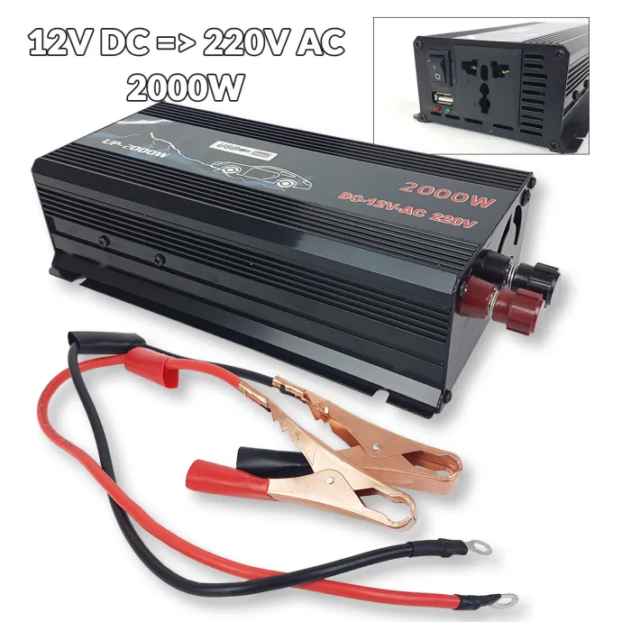 Inverter 12V na 220V - 2000W