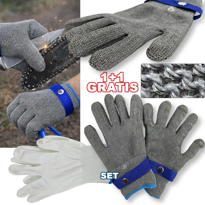 Metalne rukavice za rezanje mesa G759