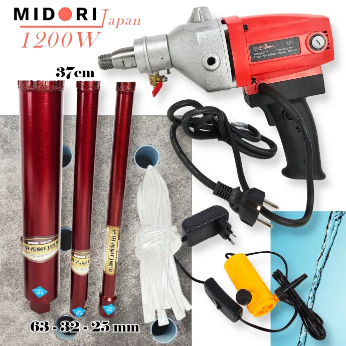 Midori Japan bušač armiranog betona 1200W G260