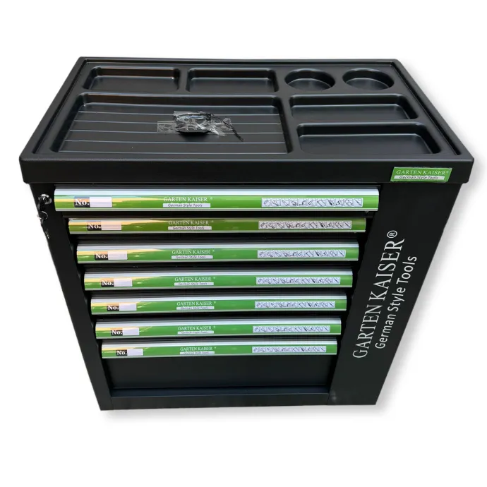 Prazna metalna kolica za alat