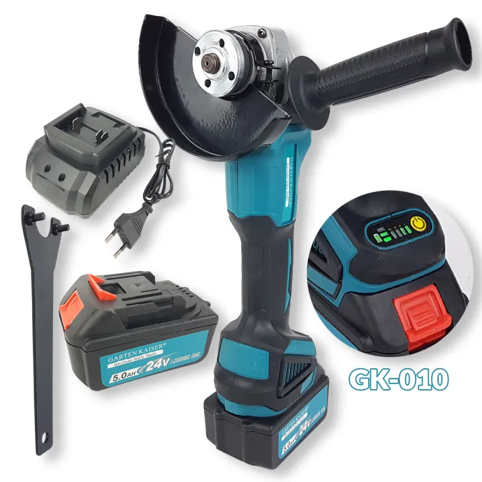 Aku kutna brusilica GK 2xbaterija 5.0mAh