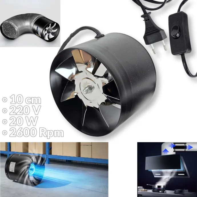 Ispušni ventilator 220V 10cm G762
