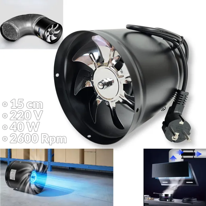 Ispušni ventilator 220V 15cm G763