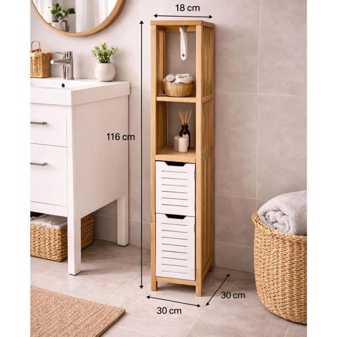 Kućni kupaonski ormarić visoki G751