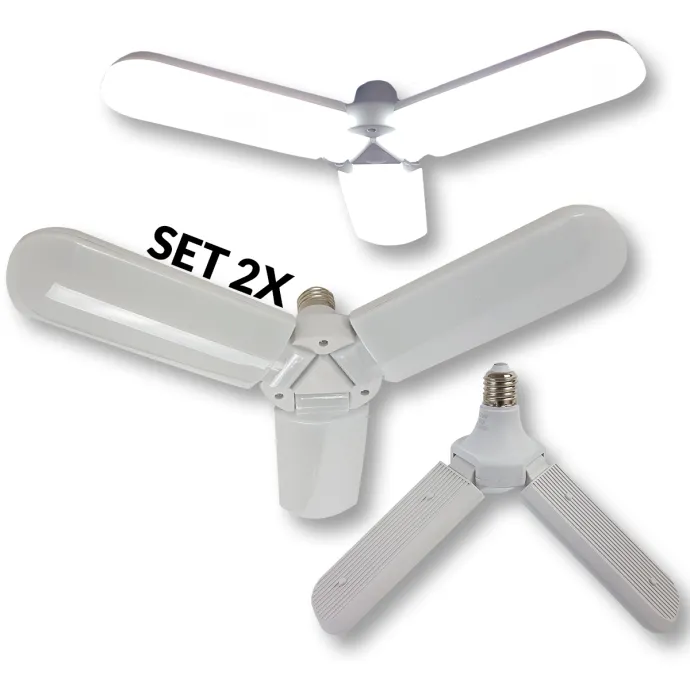 Led žarulja s 3 podesive led ploče 2kom