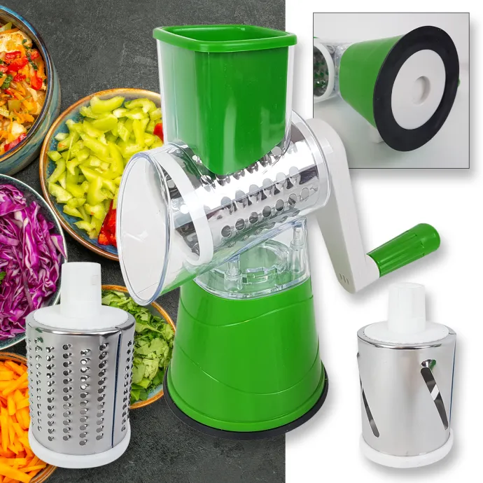 Ribež za povrće sa 3 izmjenjiva bubnja