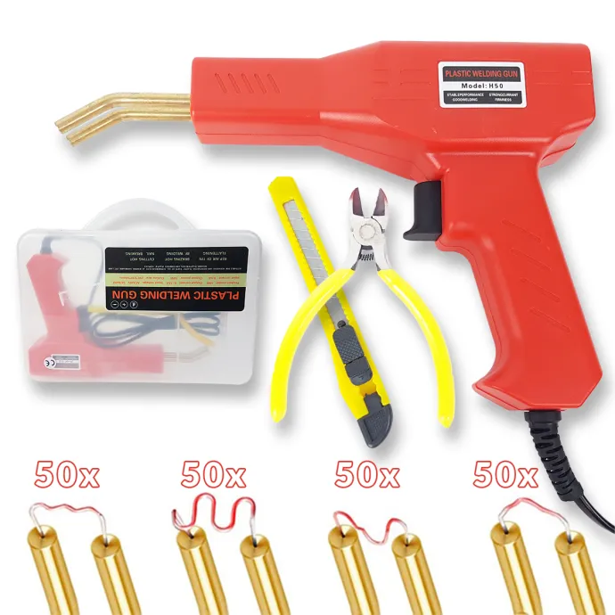 Veliki set za varenje plastike vrućim spajalicama