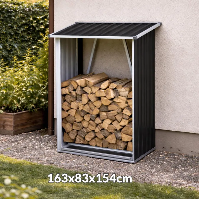 Vrtna metalna kućica za drva WST001