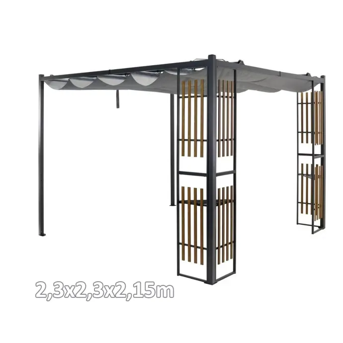 Vrtna metalna pergola - paviljon G728