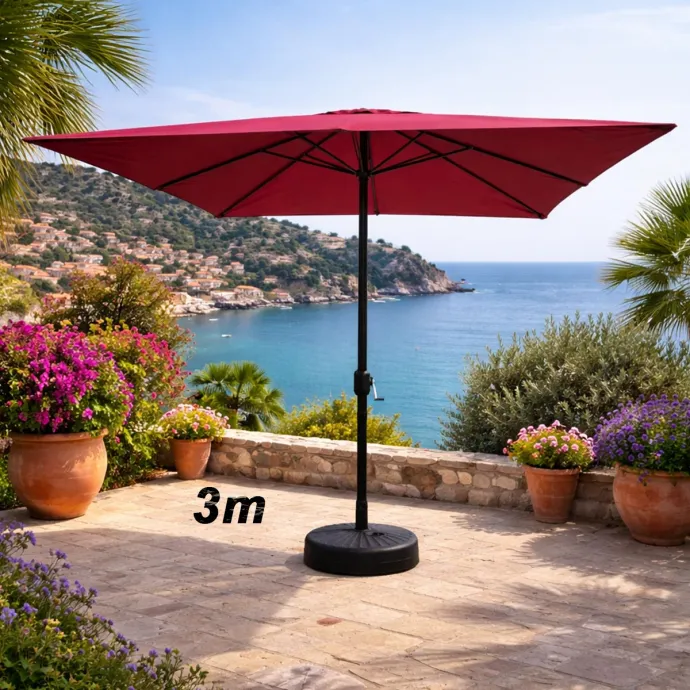 Vrtni suncobran G657 - Bordo