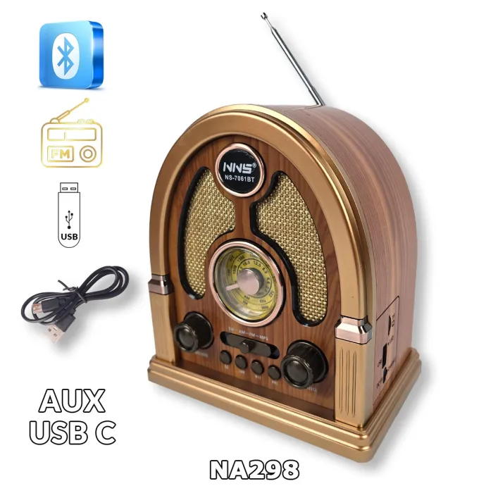 Retro Bluetooth radio NA298