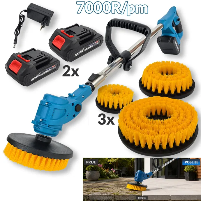 Aku četka za čišćenje podova 360W EL023