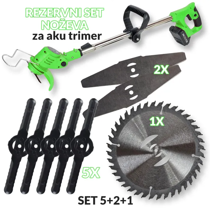 Rezervni set za aku trimer GK059