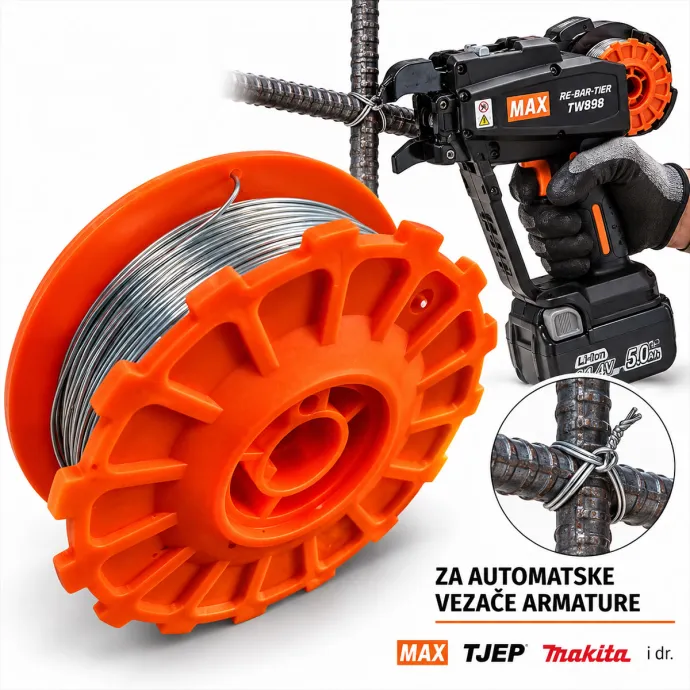 Žica za automatski vezač armature 0,8 mm – TJEP