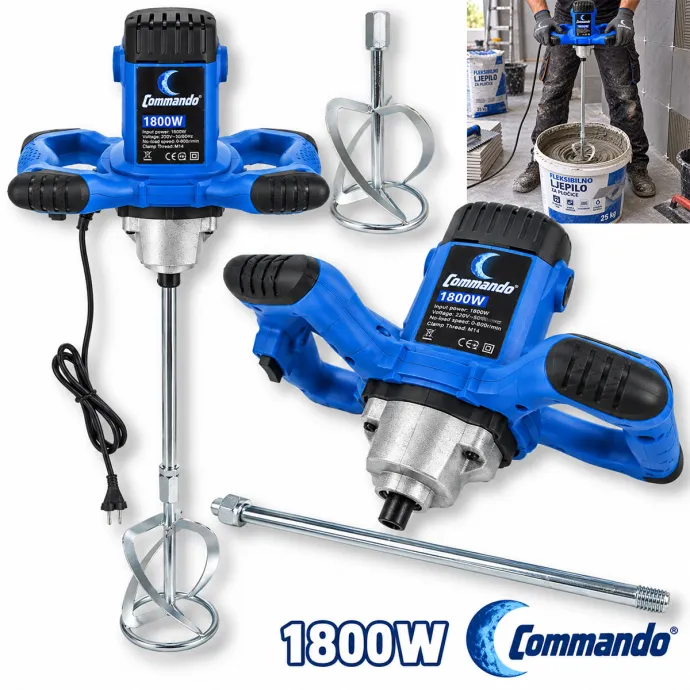 Commando mješač ljepila 1800W