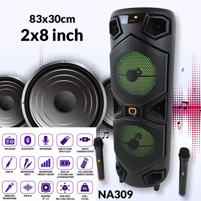 Karaoke Bluetooth zvučnik NA309
