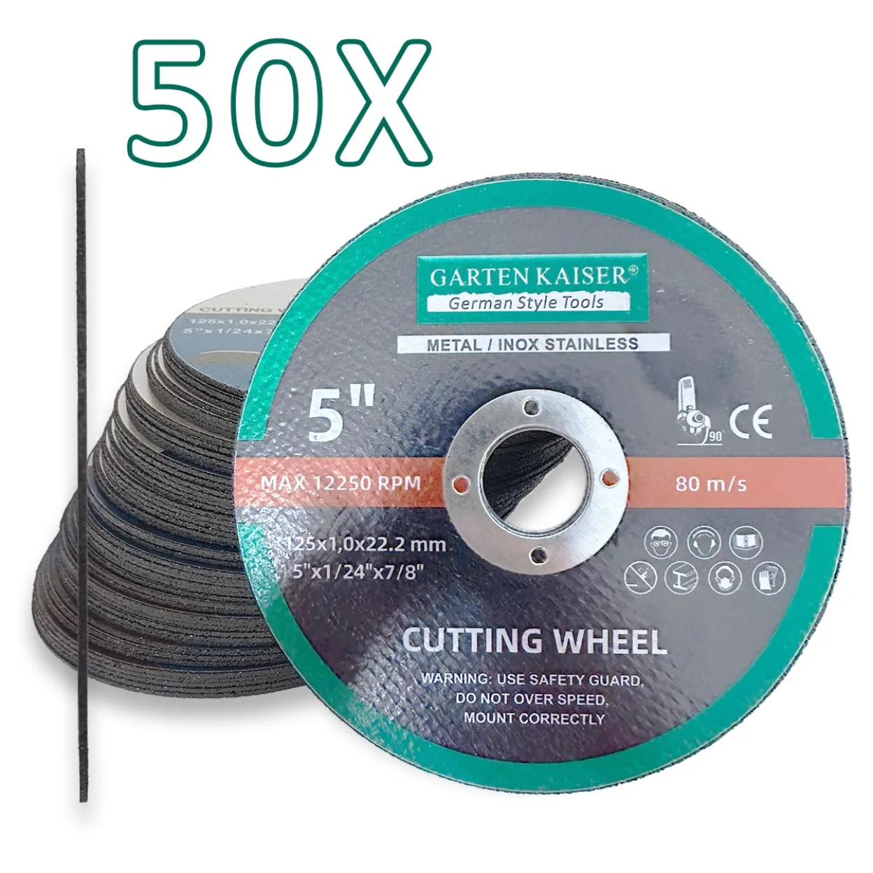 50x rezne ploče INOX 125mm GK