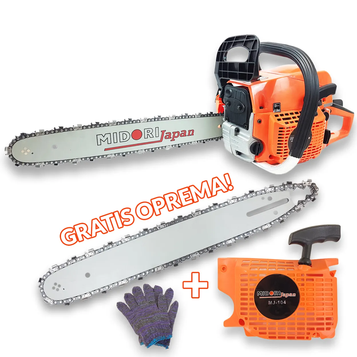 Midori Japan motorna pila s gratis opremom CTCS52