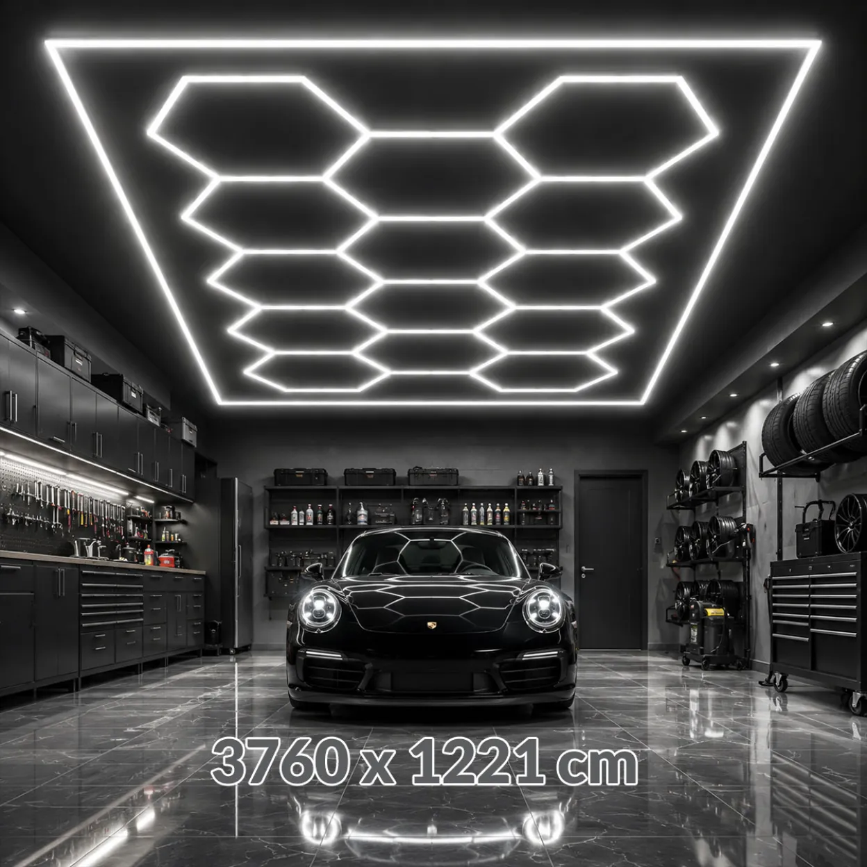 HEX LED svijetla za garažu XXL komplet NA340