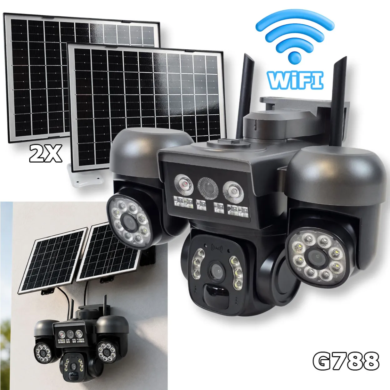 WiFi solarna kamera G788