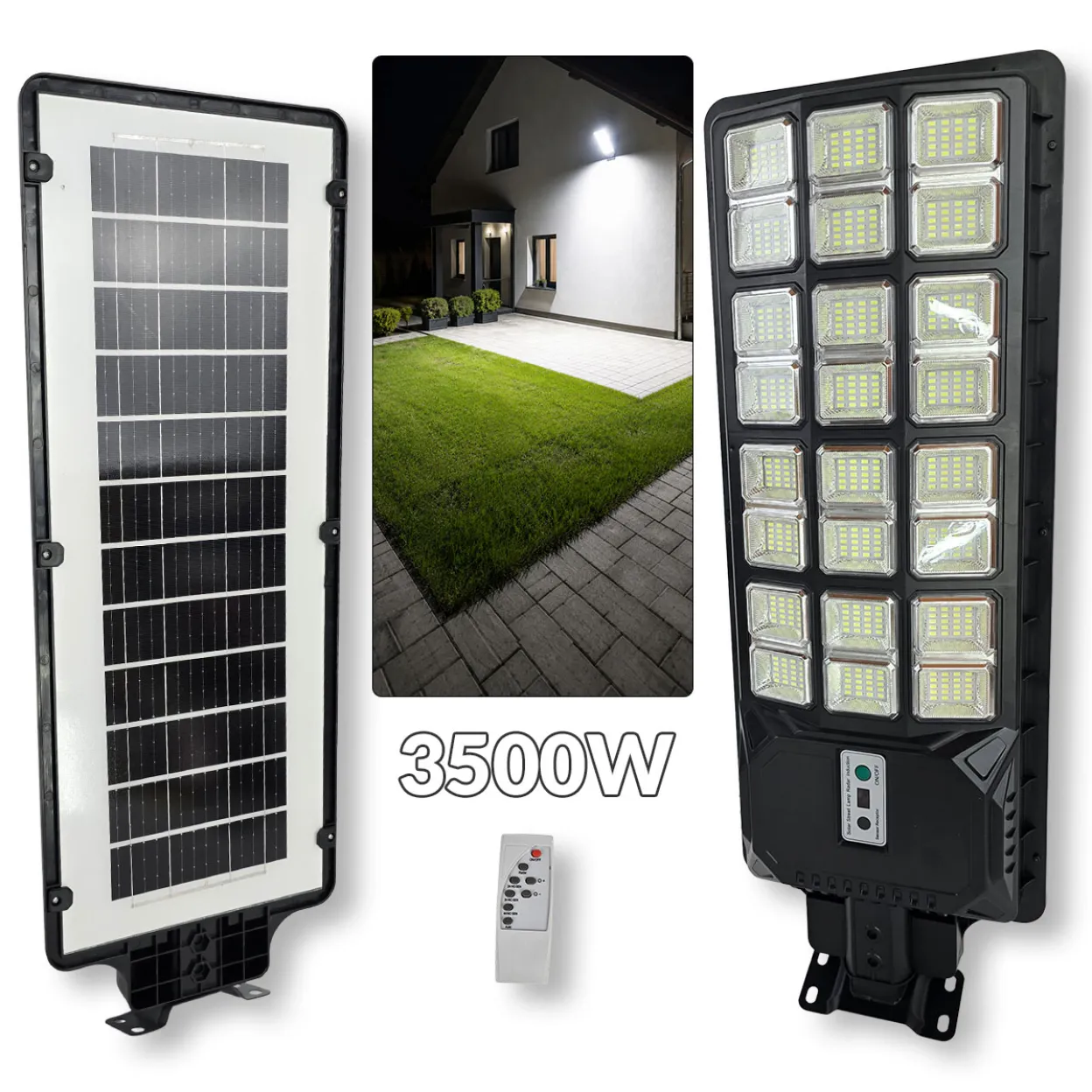 XXL Solarni LED reflektor 3500W NA314