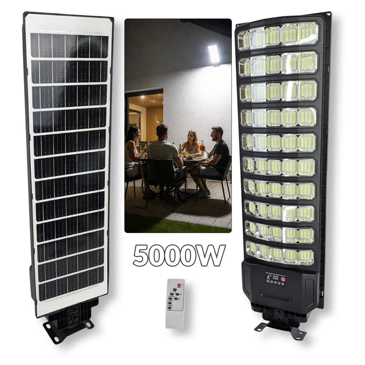 XXL Solarni LED reflektor 5000W NA313