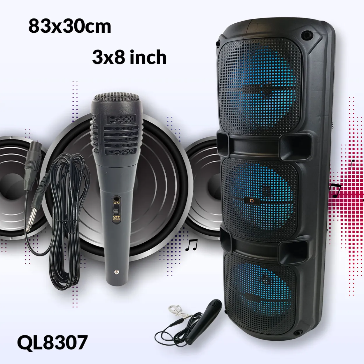 Karaoke Bluetooth zvučnik QL8307