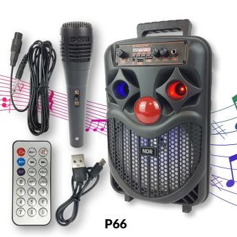 Bluetooth karaoke zvučnik P66 _FRONT_1