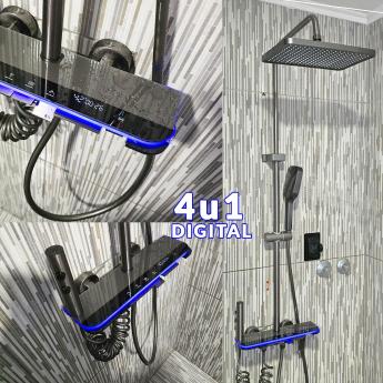 Digitalni tuš set za kupaonicu 4u1 Front 1