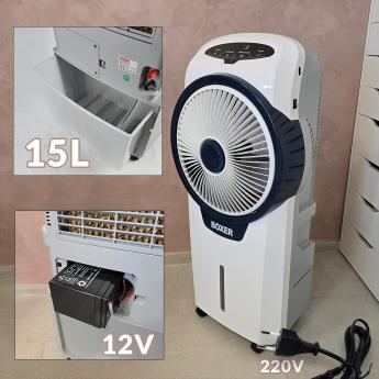 Boxer aku ventilator na vodenu paru 12V ili 220V Front 1