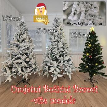 Umjetni Božićni Borovi - više modela Front 1