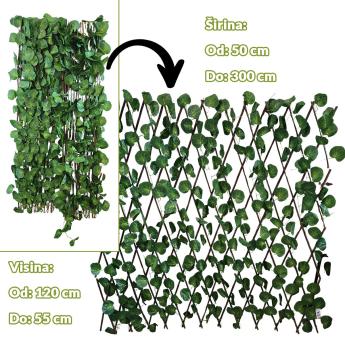 Umjetna ograda - bršljan G702 Front 1