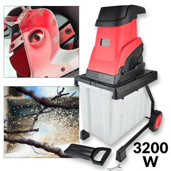 Electra električna sjeckalica za granje 3200W Front 1