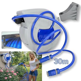 Vrtno crijevo na kolutu 30m - zidna montaža G628 Front 1